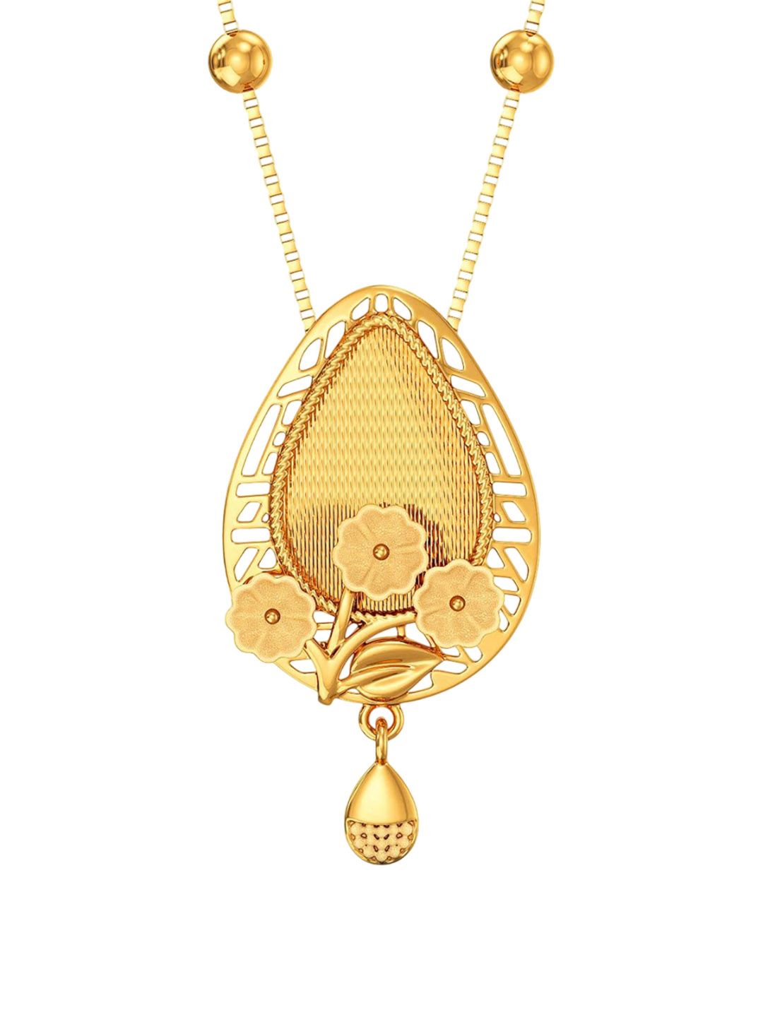 Joyalukkas Women 22KT The Spring Floret Necklace Gold-8.66 g-image-42