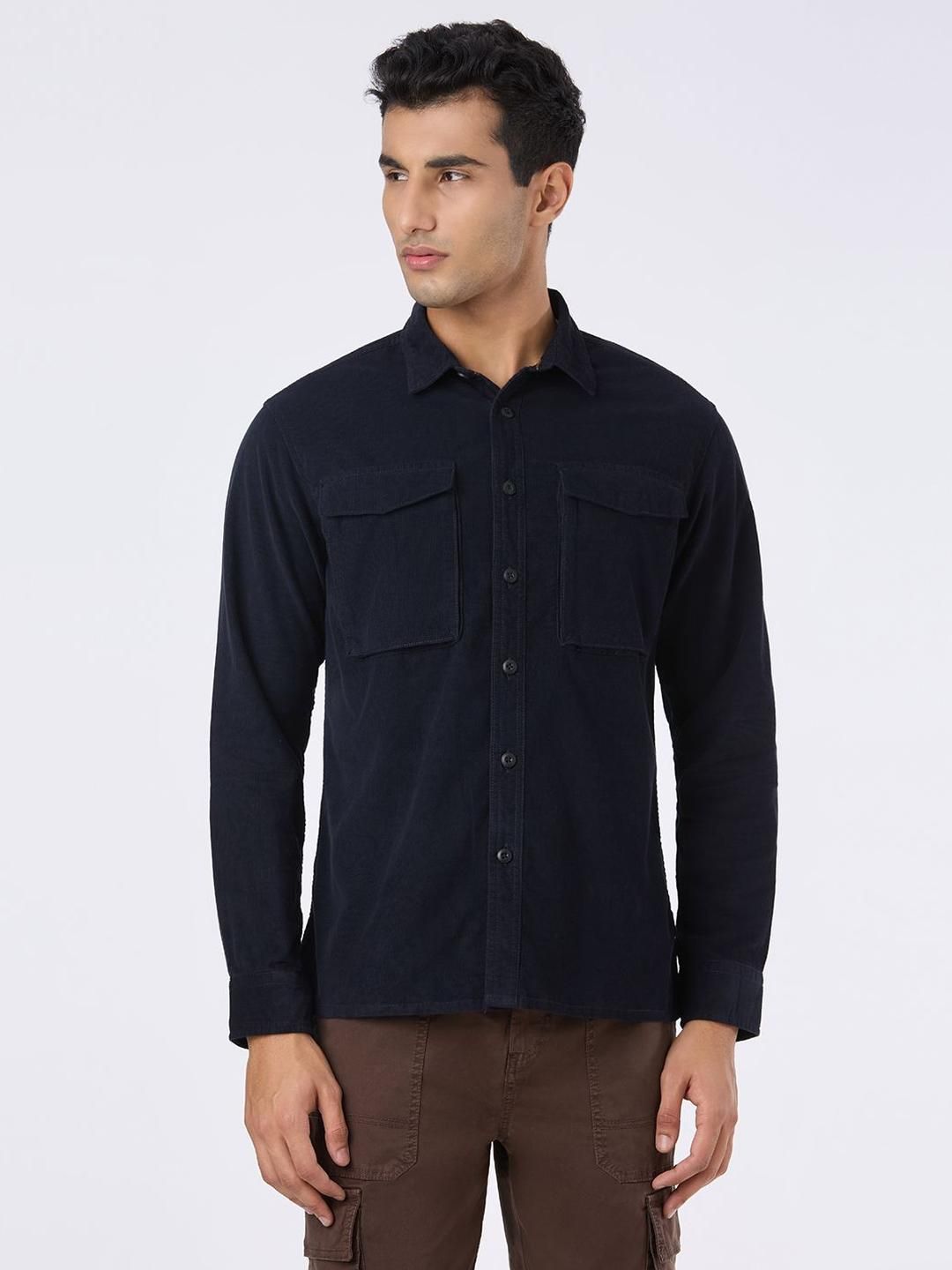 Pepe Jeans Spread Collar Long Sleeves Pure Cotton Shirt-picture-38