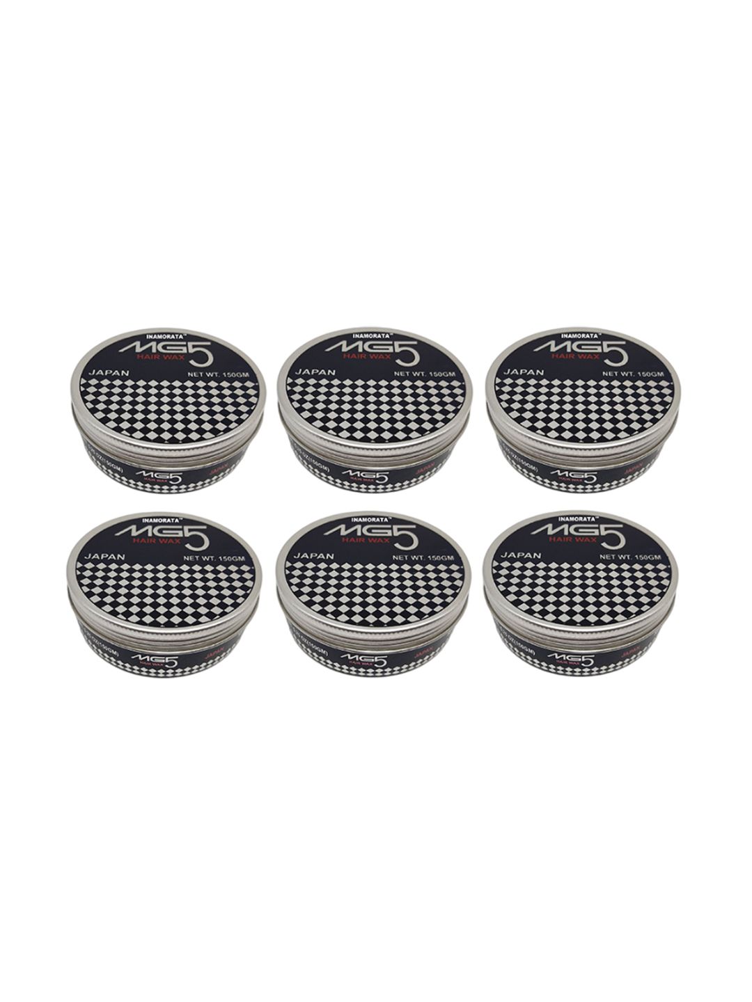 INAMORATA Set Of 6 MG5 Hair Styling Wax - 150 g Each