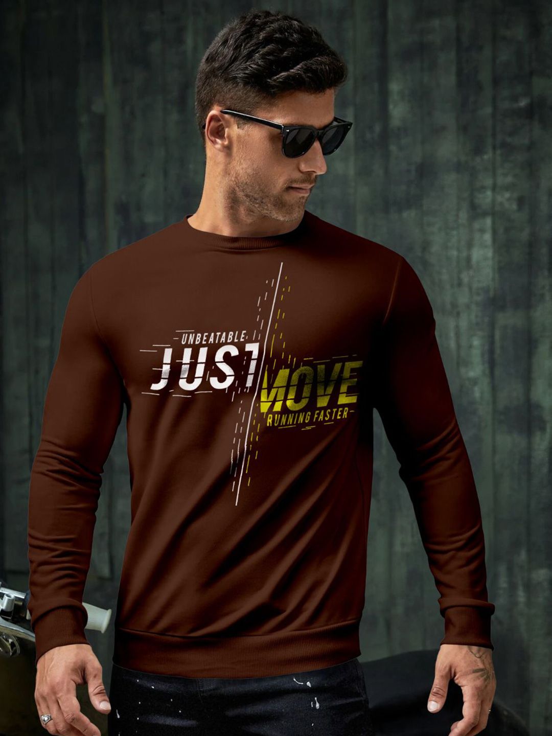 Triptee Men Typography Printed Sweatshirt-picture-14