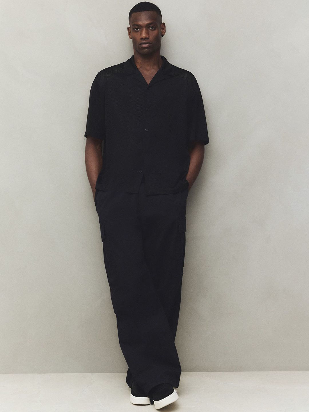 H&M Loose Fit Cargo Trousers