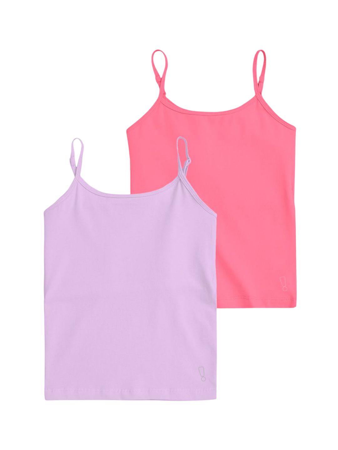 You Got Plan B Girls Pack Of 2 Cotton Padded Camisoles-picture-48
