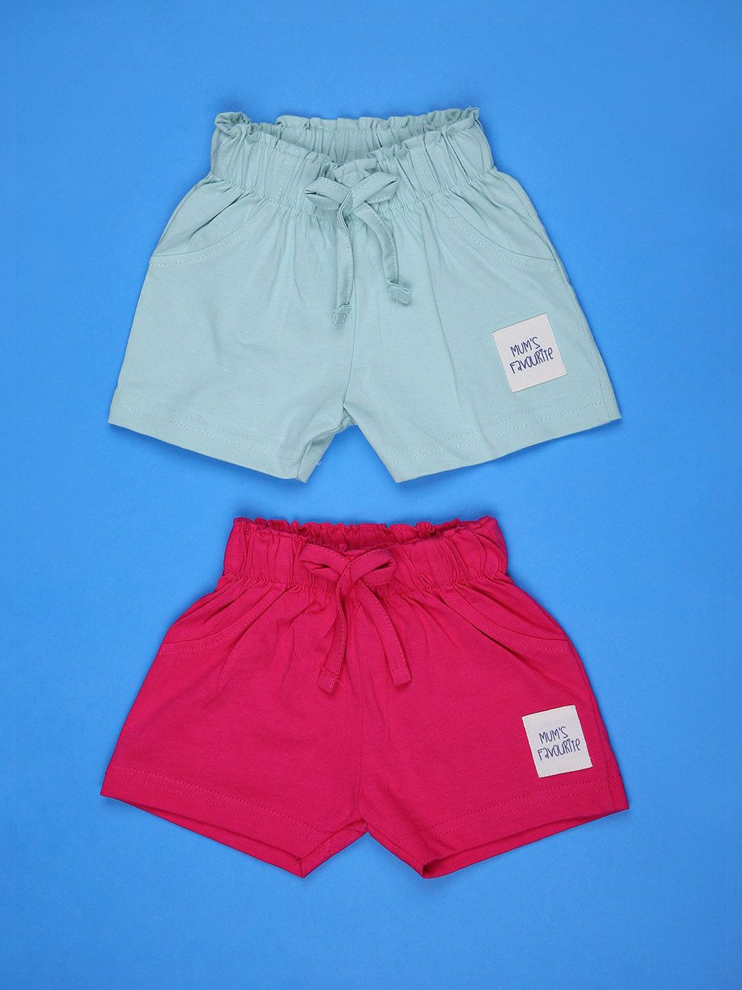 V-Mart Boys Pack Of 2 Mid-Rise Cotton Shorts-picture-26