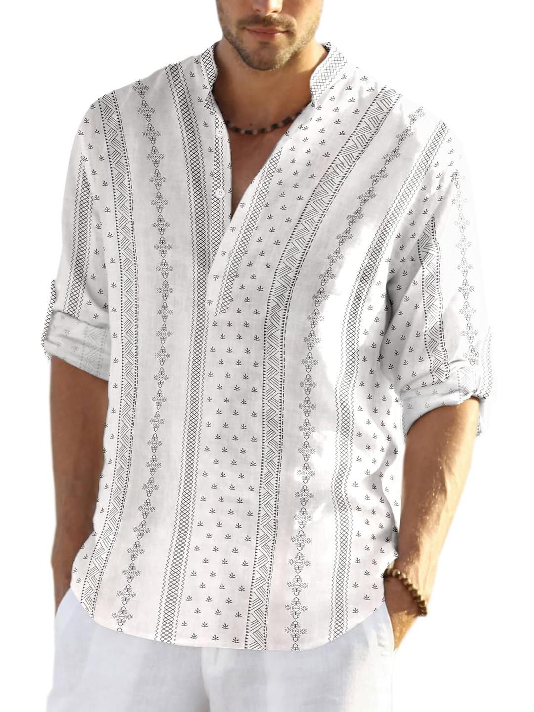 Fifth U Men White Kurtas-picture-19