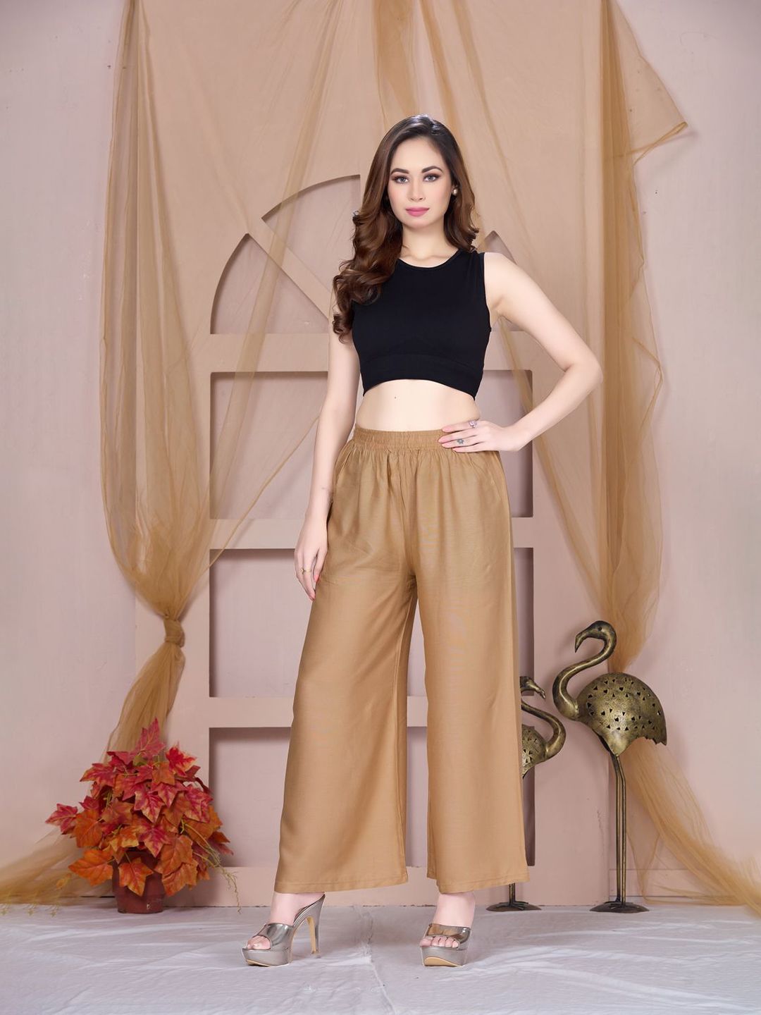 Vivika Women Western Flared Palazzos-picture-21