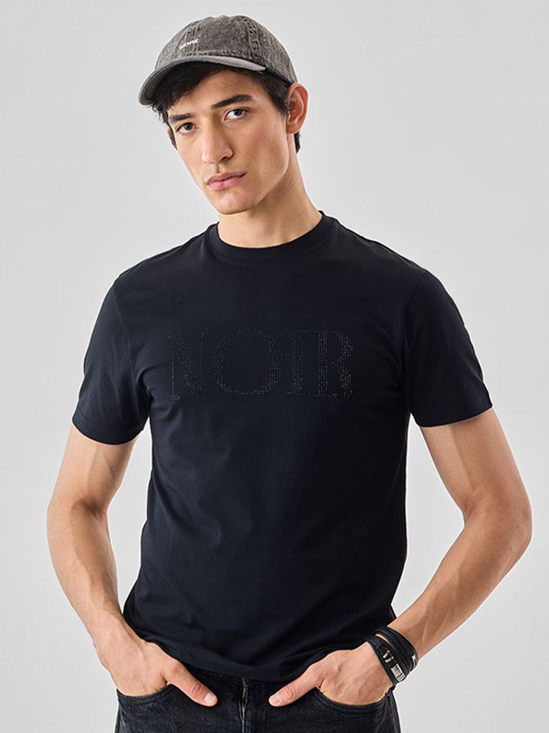 Snitch Men Solid Round Neck T-shirt-picture-25