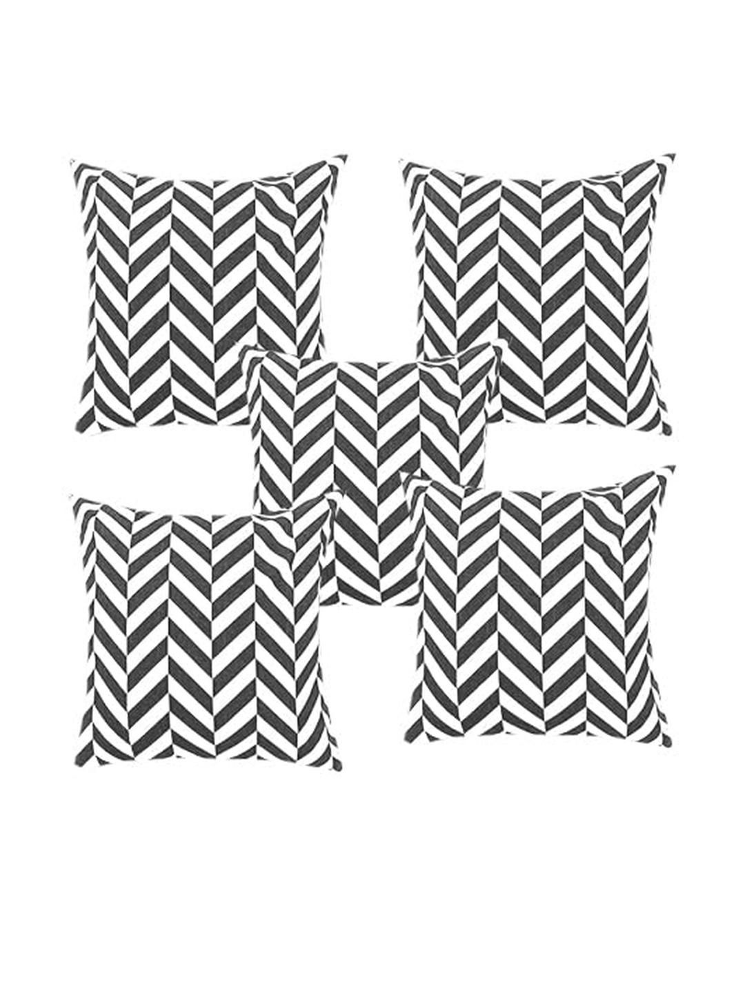 Pinkparot cotton12x12 inch cushion cover set of 5 pcs-image-6