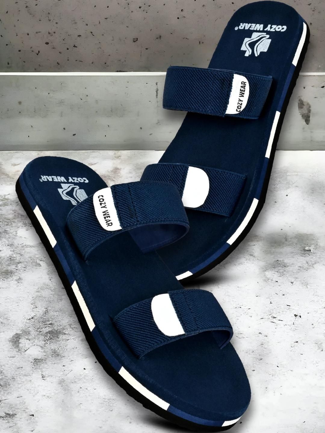Cozy Wear Men Blue Flip Flops-picture-31