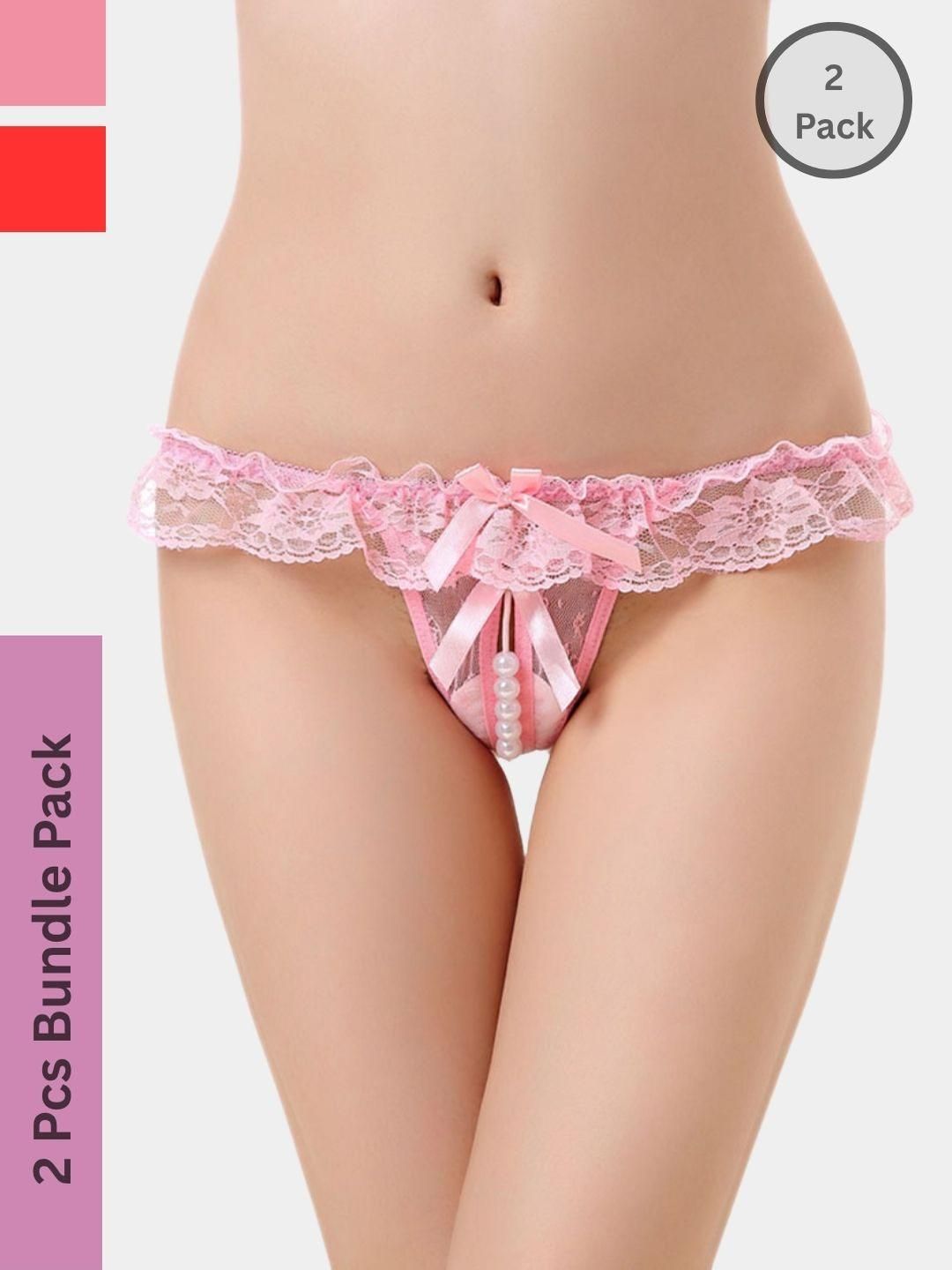 ZERJAMA Women Pink Briefs-picture-12