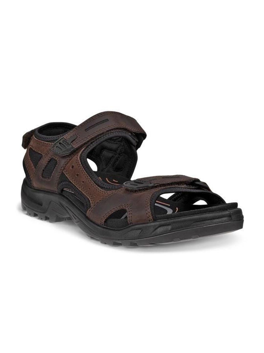 ECCO Offroad Mocha Men Leather Comfort Sandals-picture-36