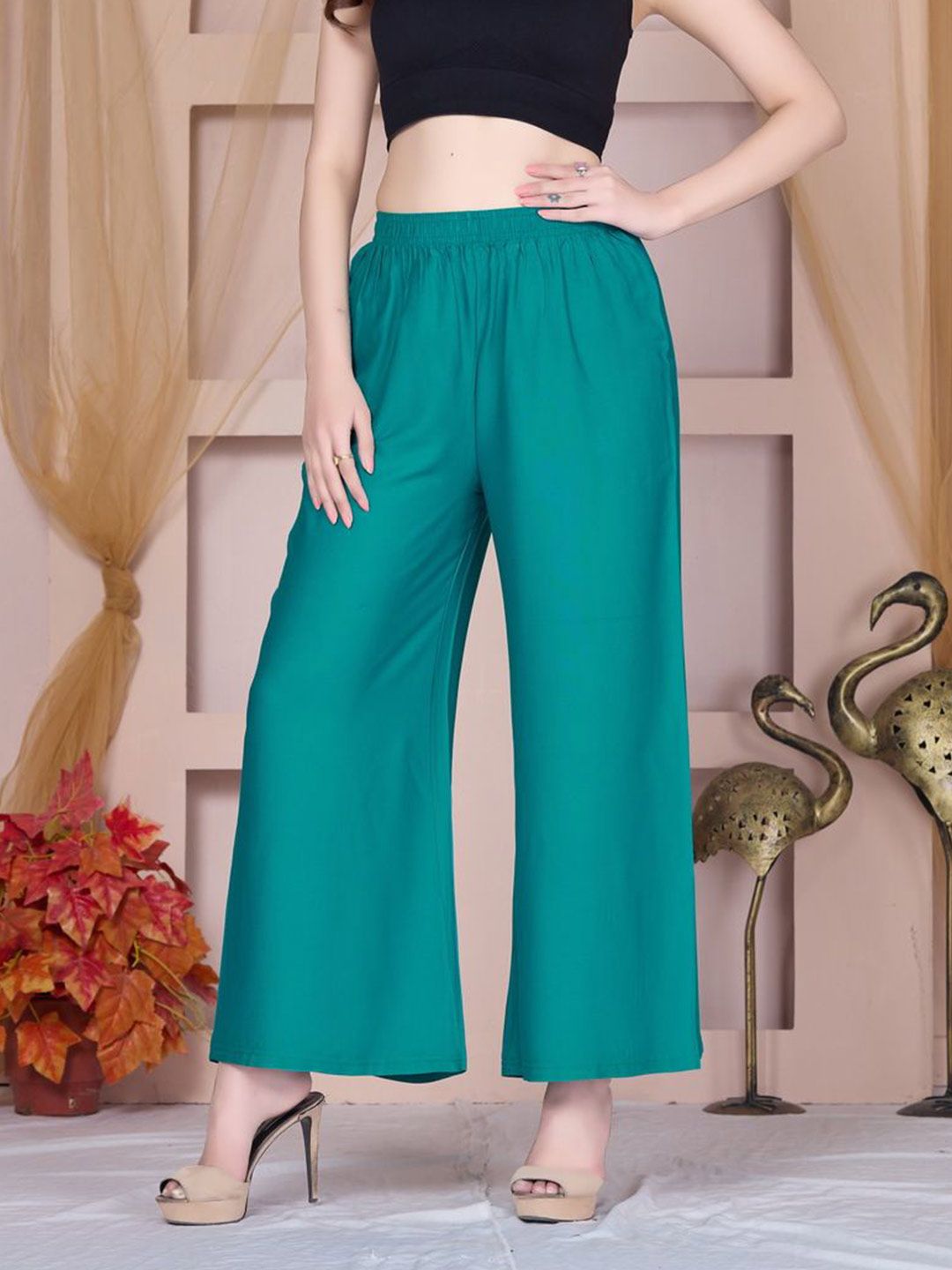 Vivika Women Flared Palazzos-picture-37