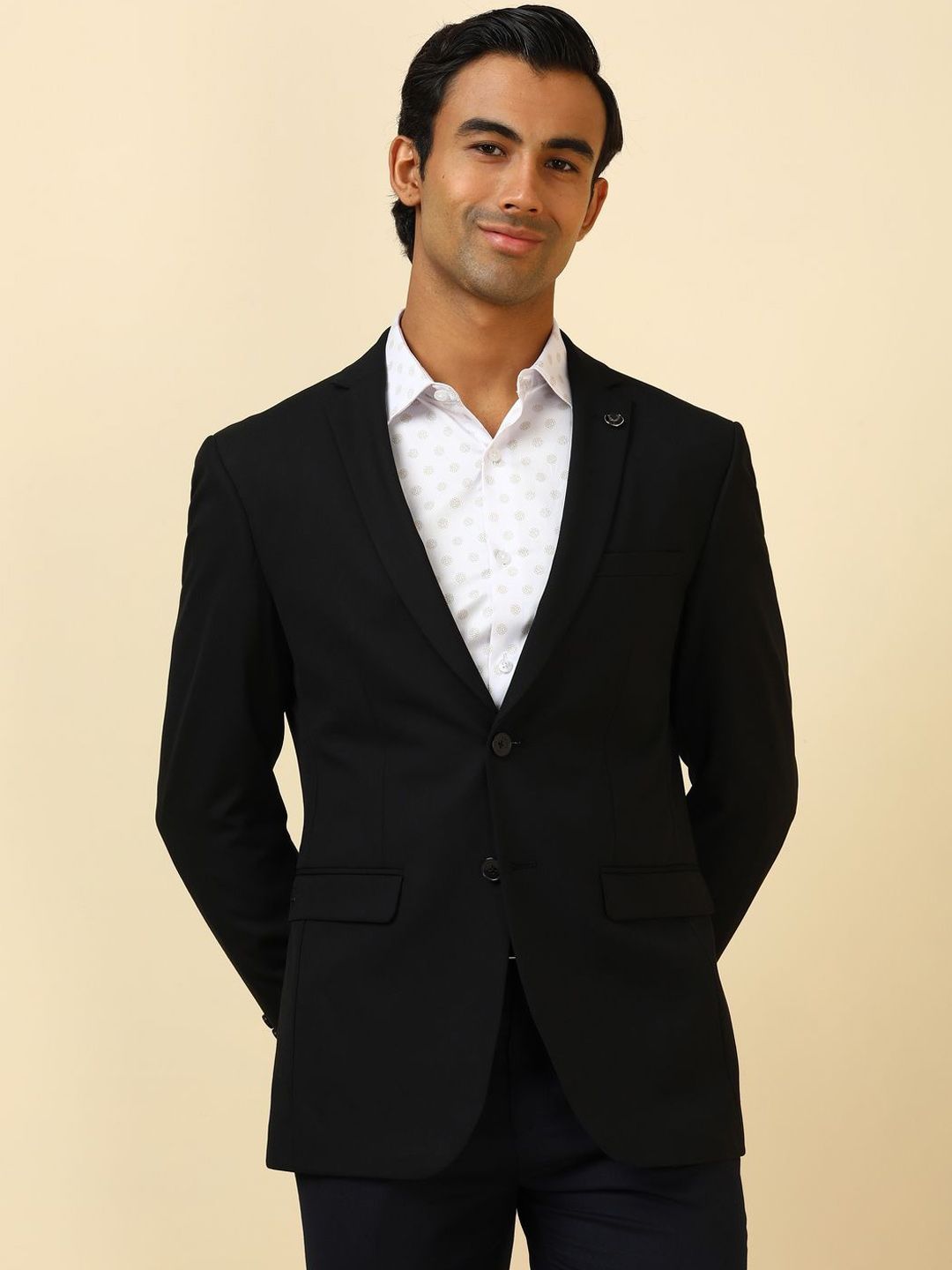 allen solly sport Allen Solly Slim-Fit Single Breasted Formal Blazer-picture-47