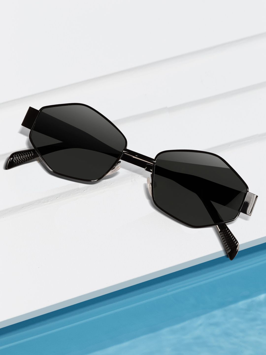 ROYALTAIL Unisex Rectangle Sunglasses with UV Protected Lens RT-SUNG-150-image-17