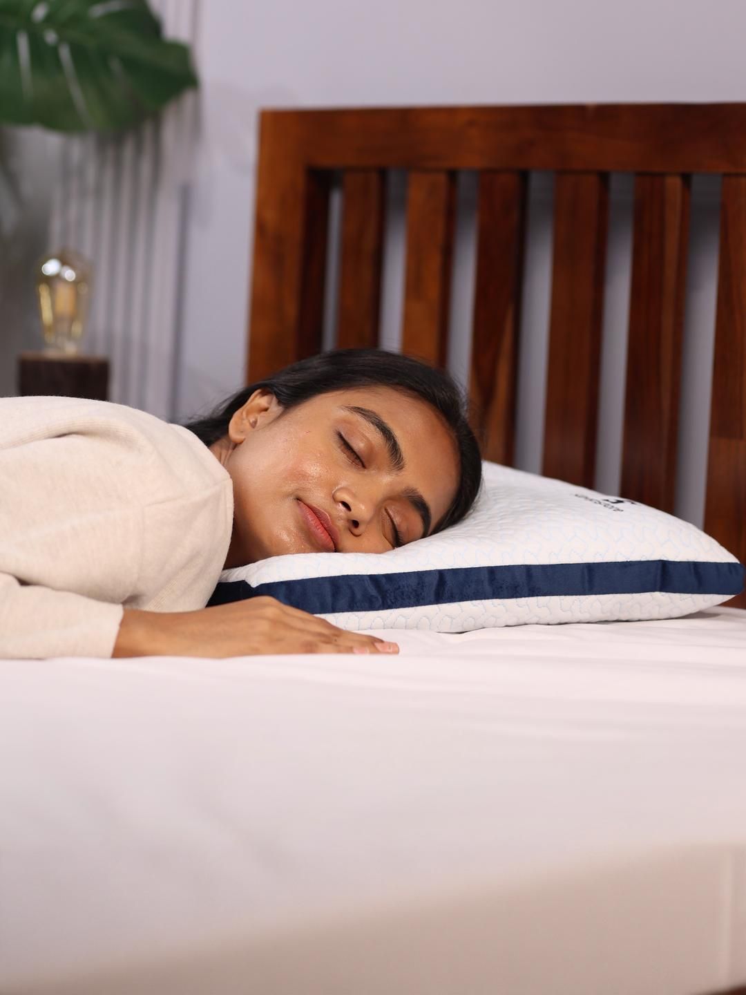 Sleepstore White Pack of 1 Fibre Filled Polyester Pillow-image-29