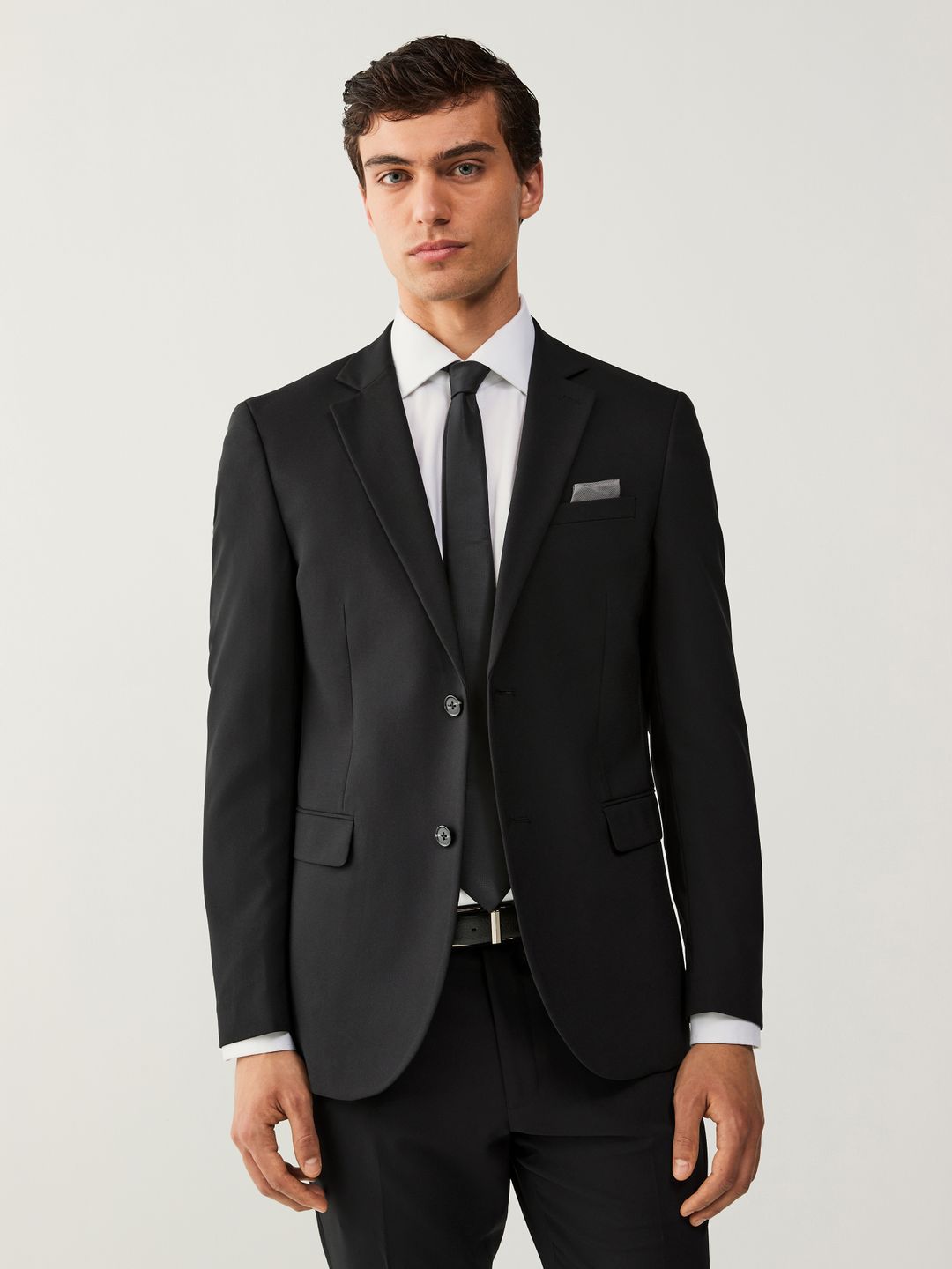 NEXT Slim Fit Notched Lapel Single Breasted Blazer-picture-46