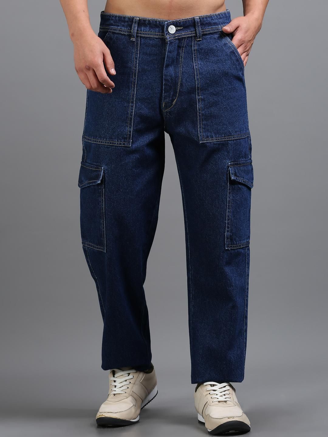 Kolor Fusion Men Mom Fit Mid-Rise Cargo Jeans-picture-32
