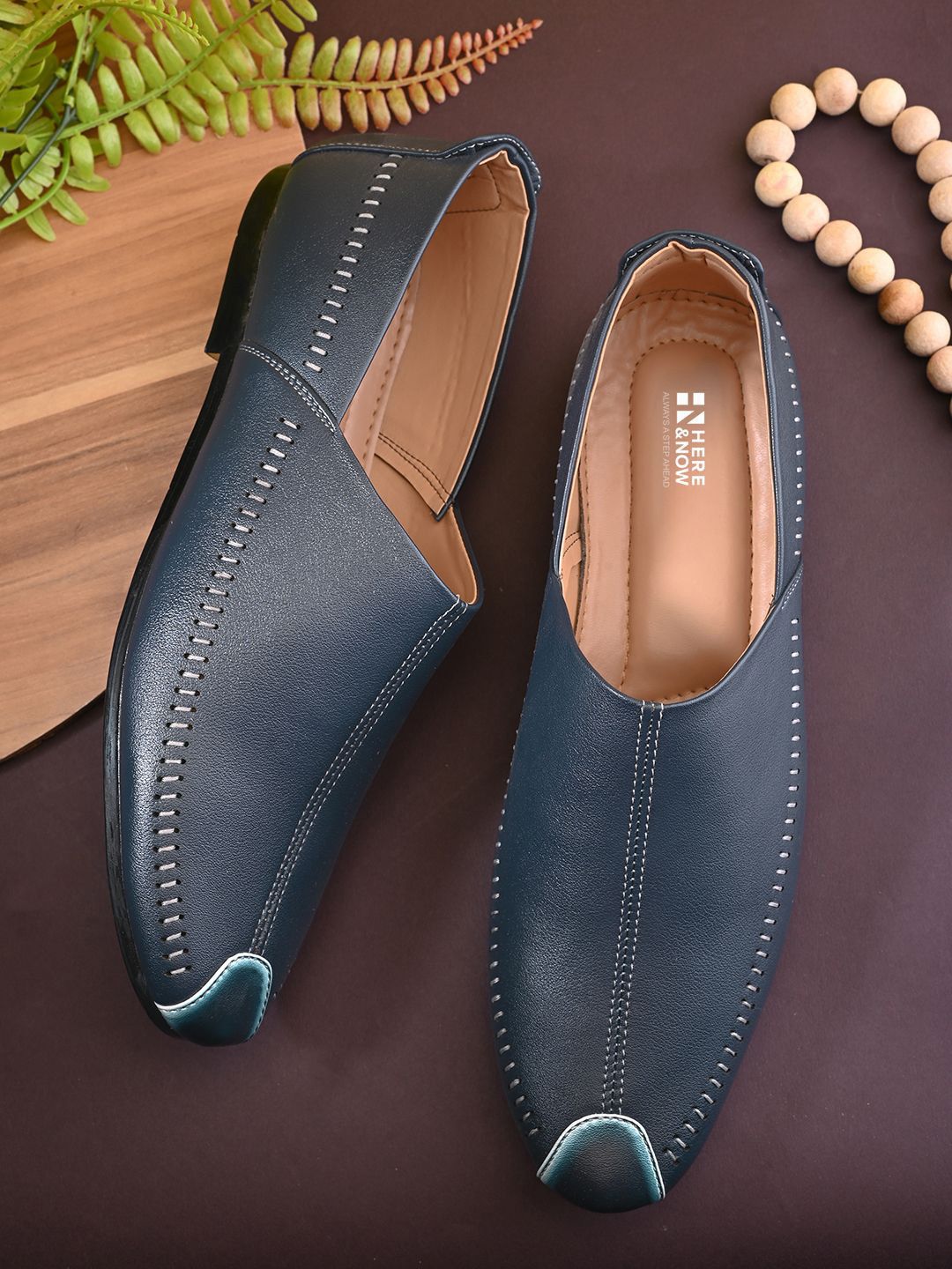 HERE&NOW Men Round Toe Loafers-picture-51