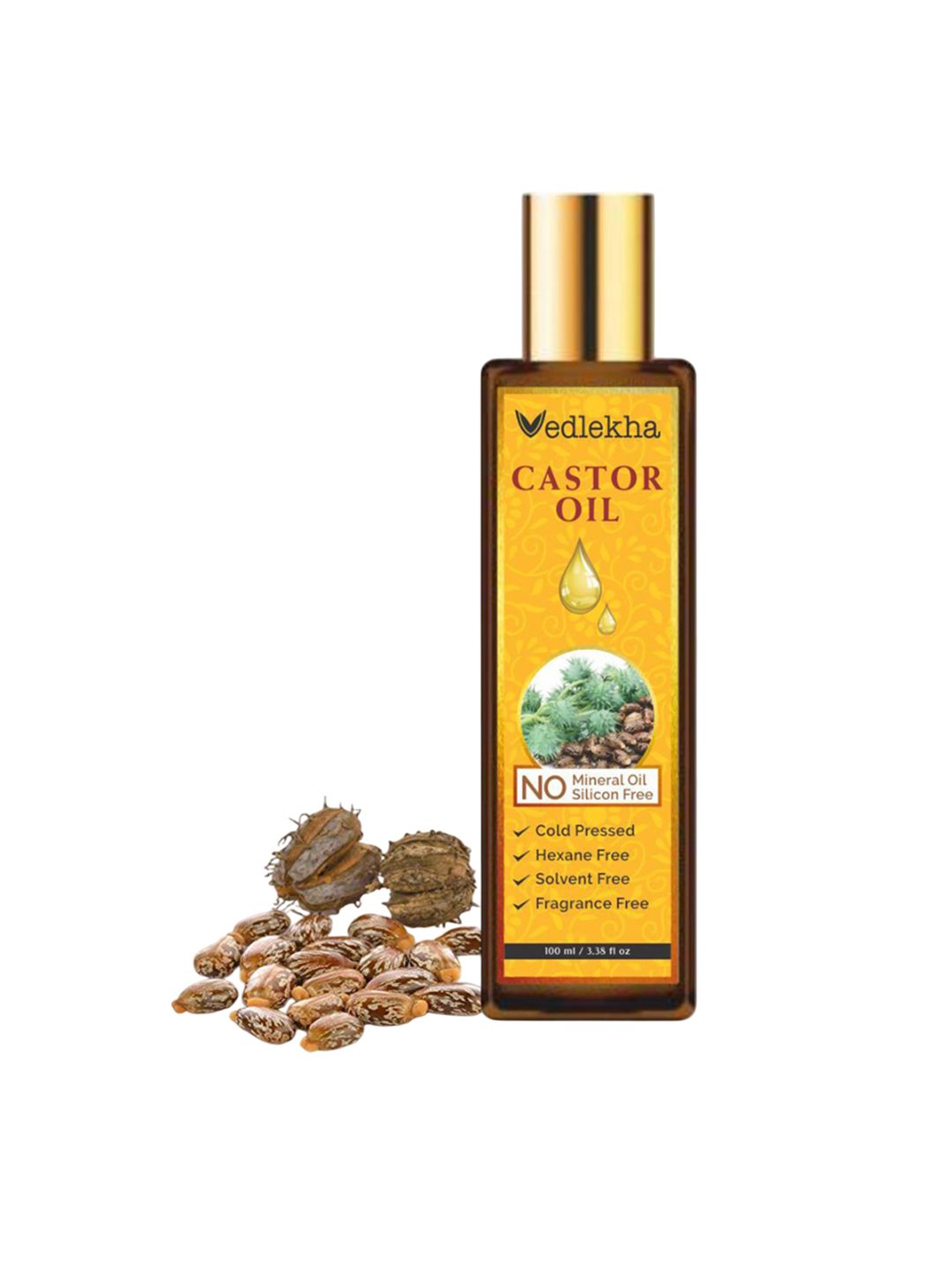Vedlekha Castor Oil For Hair & Skin - 100 ml-picture-41