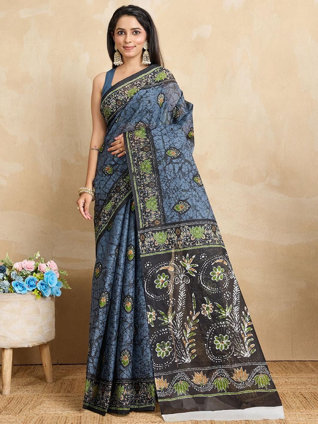 SHANVIKA Batik Pure Cotton Saree-picture-33