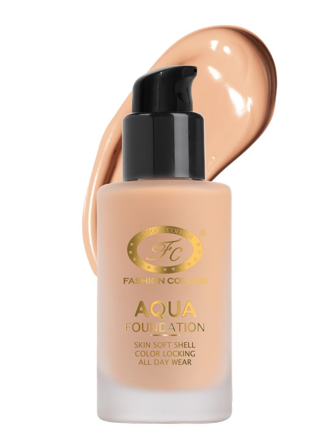 Fashion Colour Color Locking All Day Wear Aqua Foundation- 30 ml- Sun Beige 03-image-19