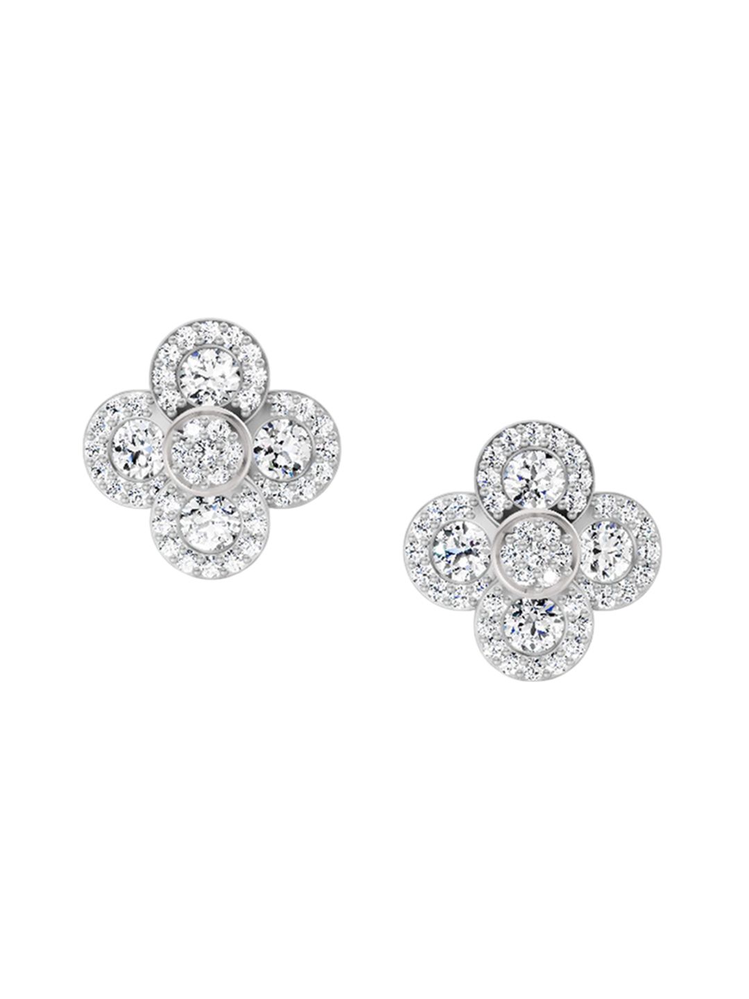 Sparkles 14KT Gold Earrings With 0.79 Carat Lab Grown Diamonds- 2.14 g-picture-28