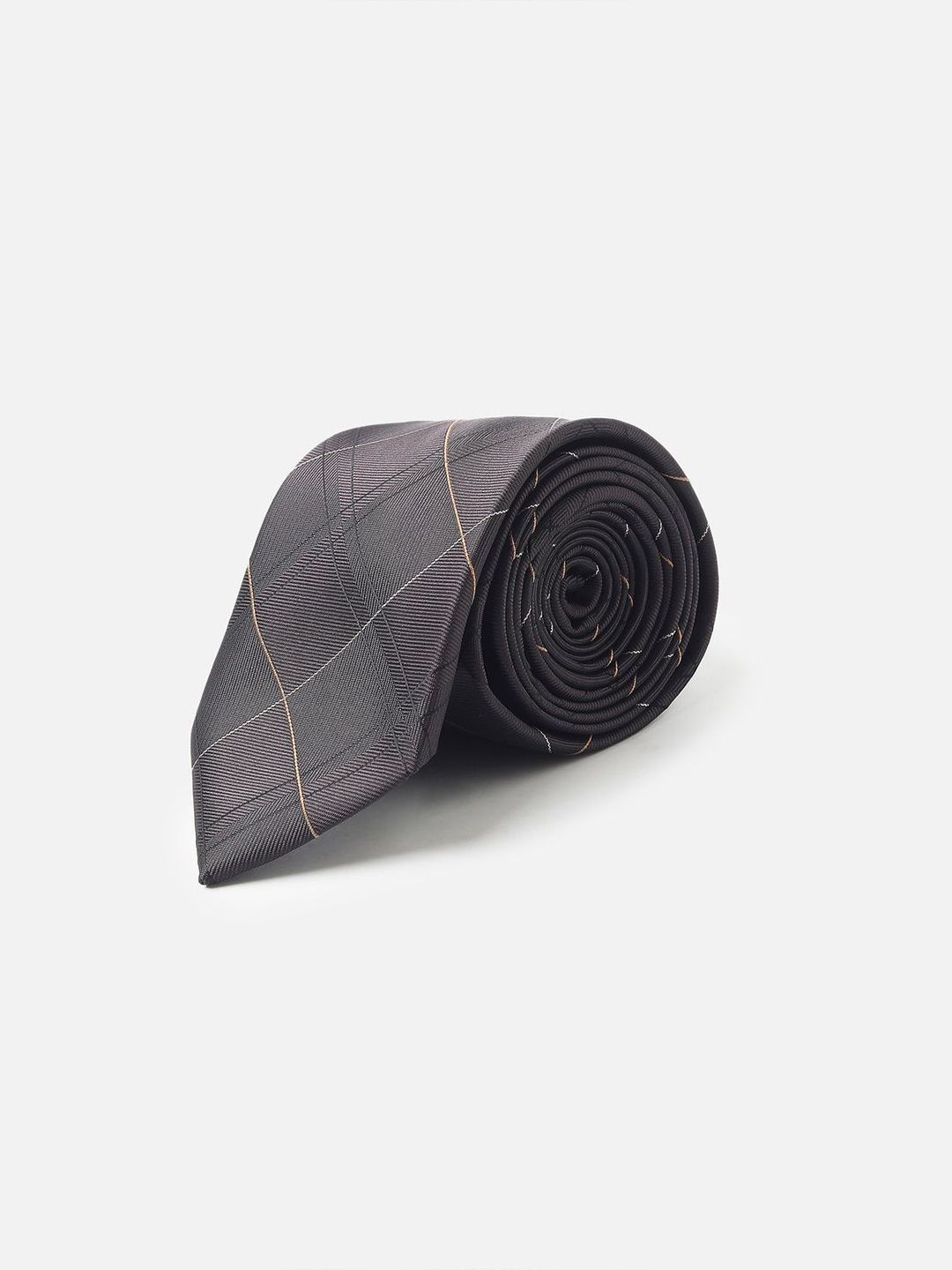 Allen Solly Men Check Formal Skinny Tie-image-25