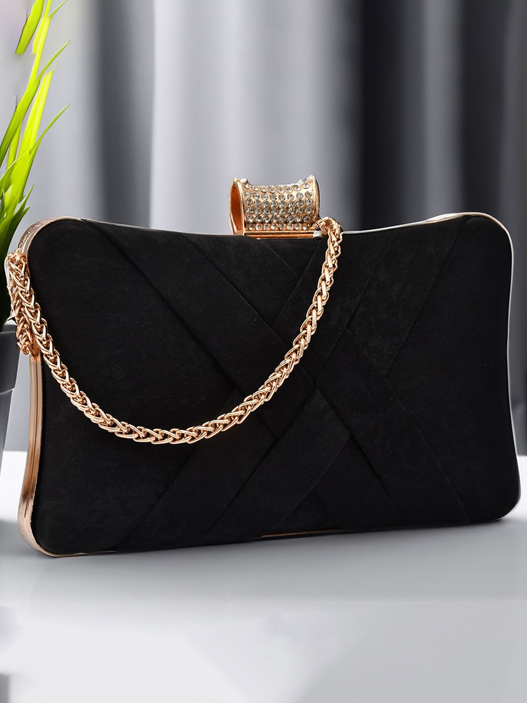 FOR THE BEAUTIFUL YOU Women Embellished Box Clutch-picture-37