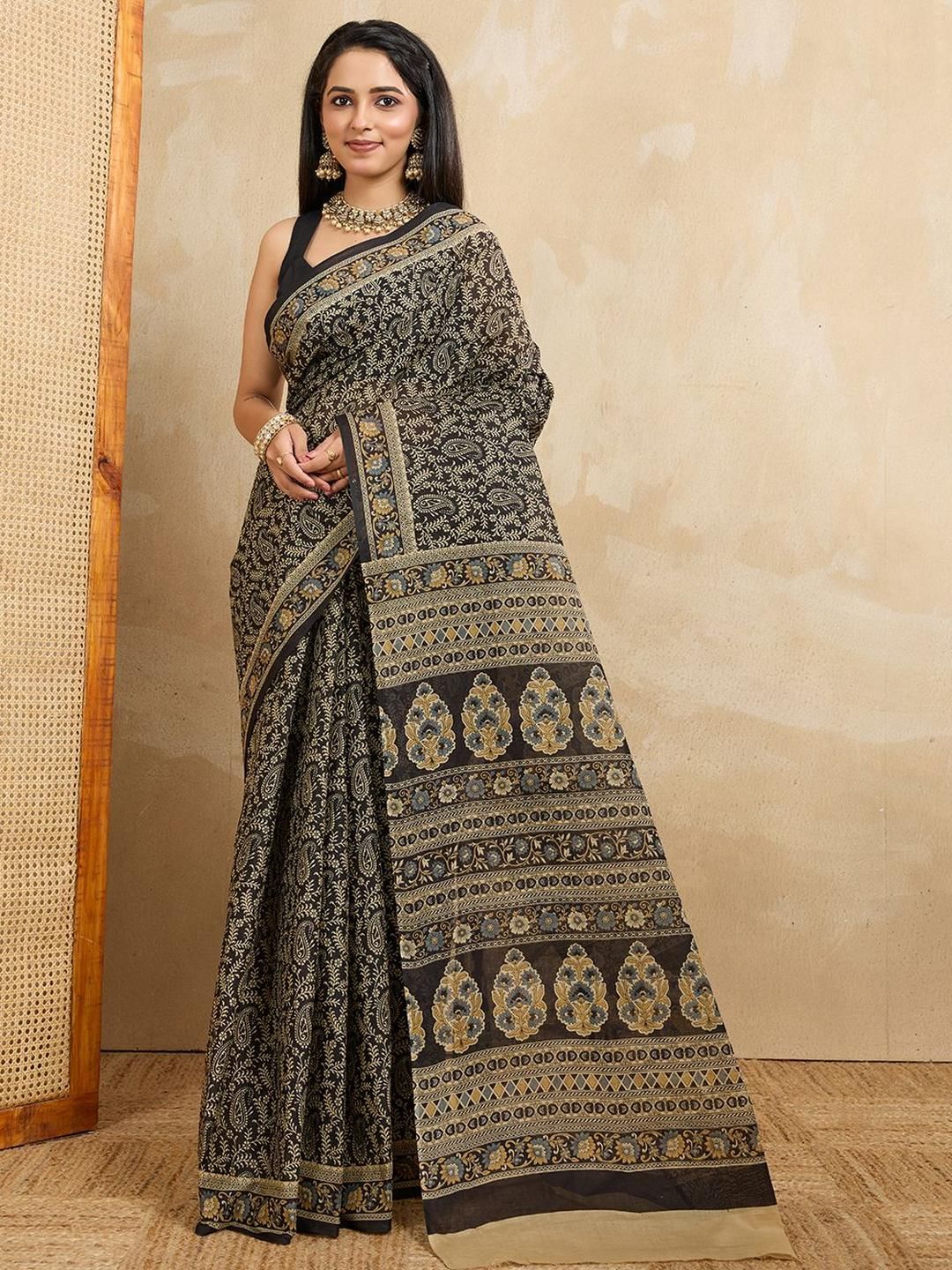 SHANVIKA Paisley Print Pure Cotton Saree-picture-30