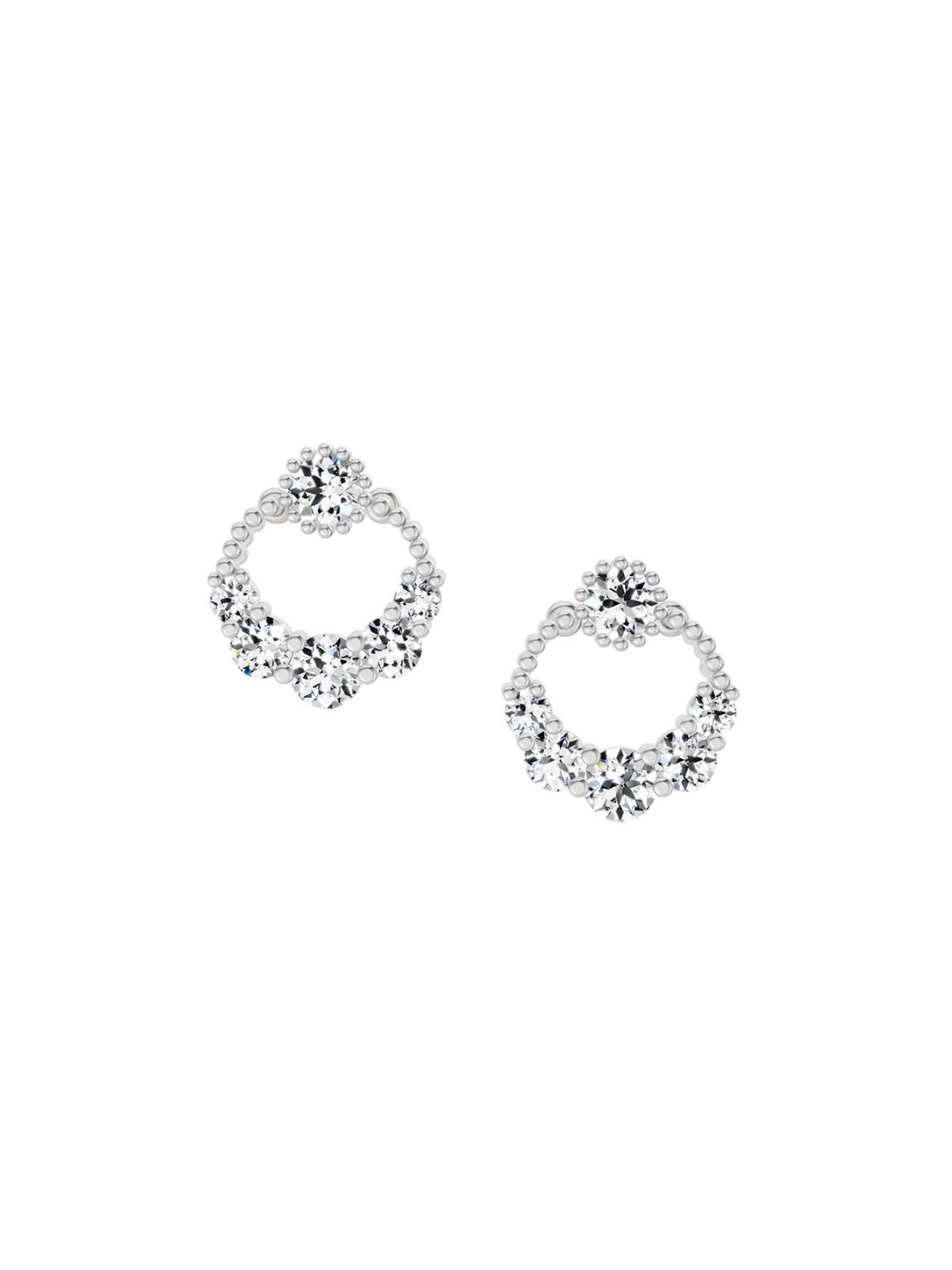 Sparkles 14KT Gold Earrings With 0.69 Carat Lab Grown Diamonds- 1.66 g-picture-40
