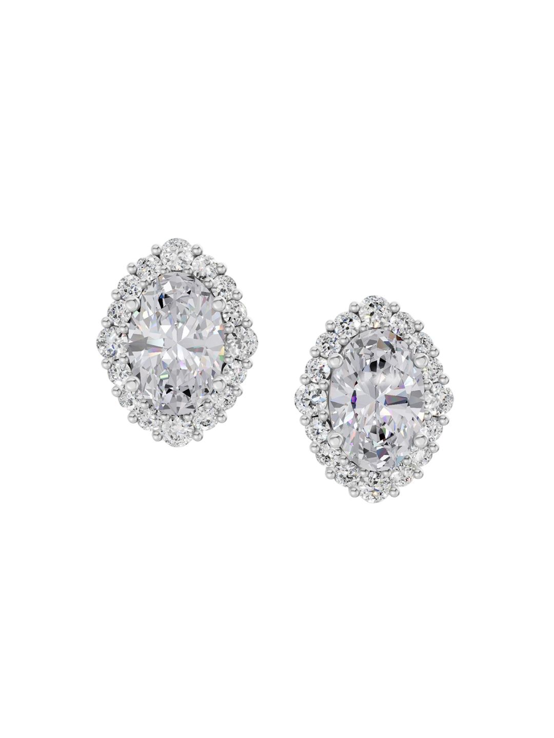 Sparkles 14KT Gold Earrings With 0.98 Carat Lab Grown Diamonds- 1.18 g-picture-25