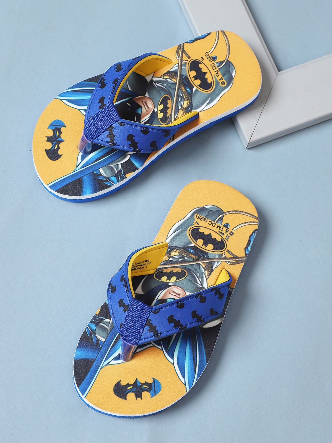 Kids Ville Boys Batman Printed Flip-Flops