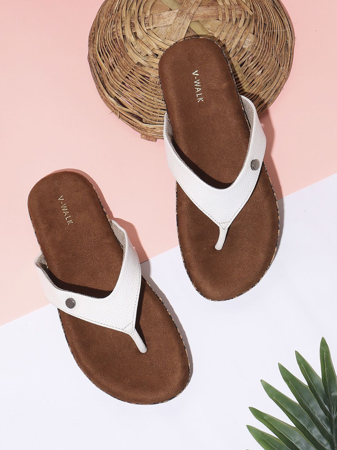 V-WALK Women Open Toe Flats-picture-14