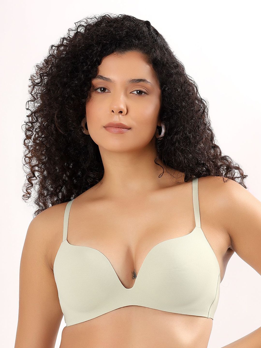 PARKHA Solid Medium Coverage Heavily Padded Bra
