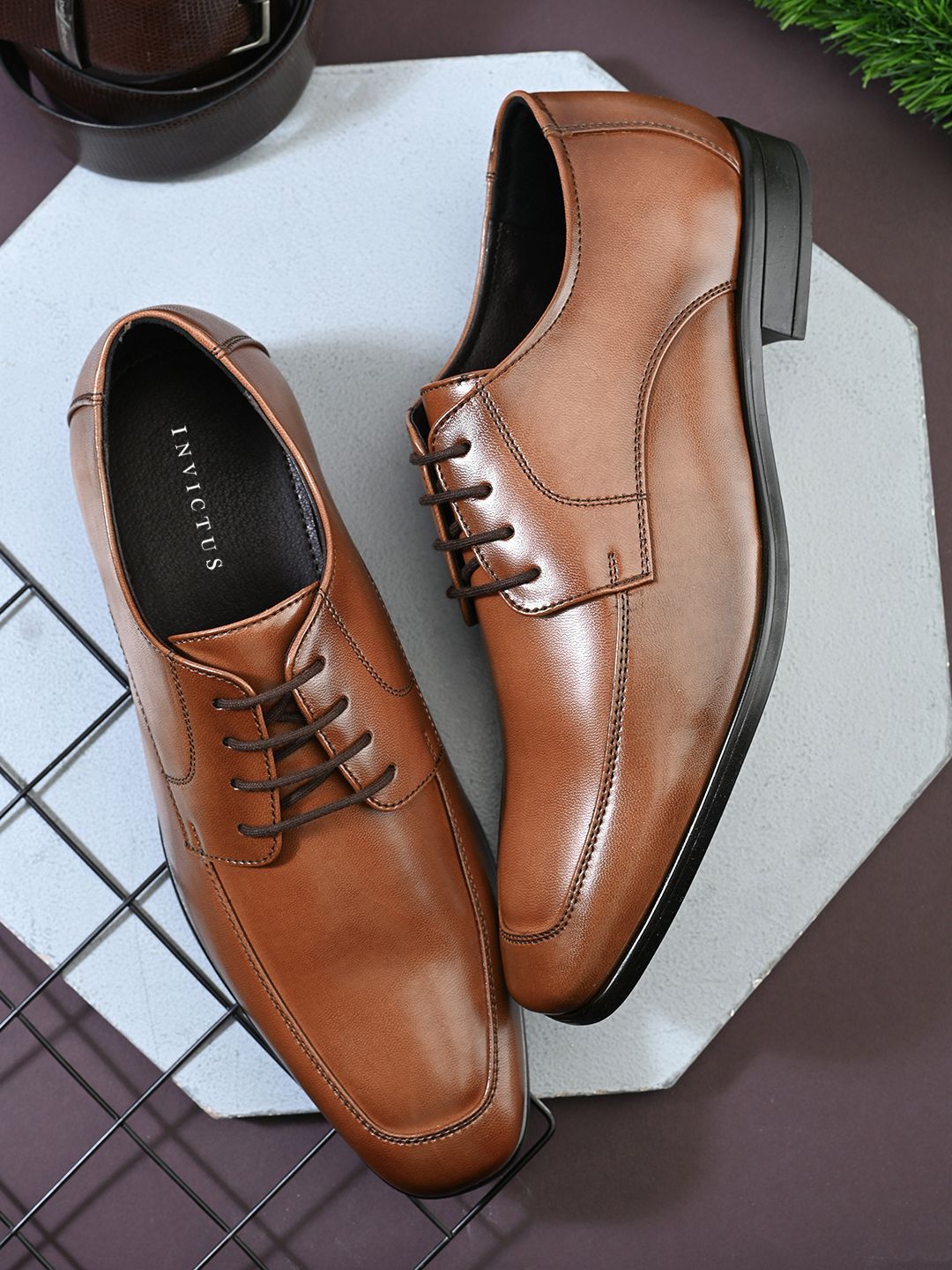 INVICTUS Men Formal Derbys-picture-27