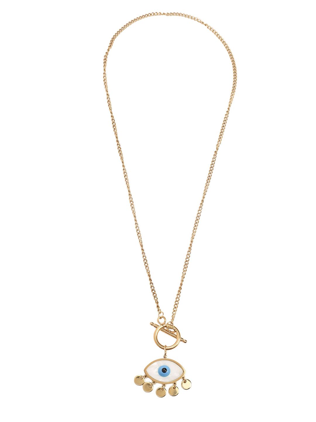 MINJI AND CO. Gold-Plated Evil Eye Necklace-picture-12