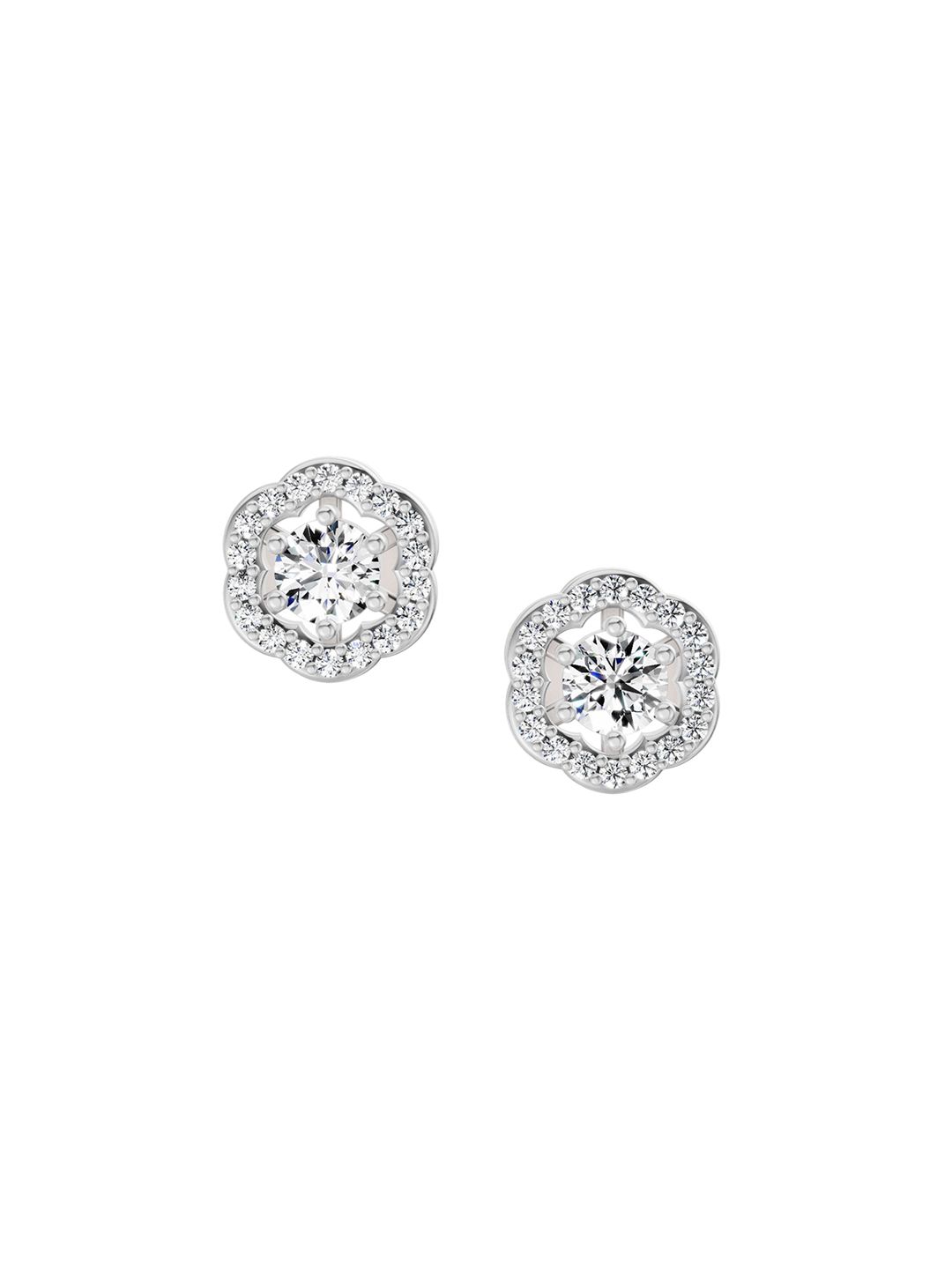 Sparkles 14KT Gold Earrings With 0.86 Carat Lab Grown Diamonds- 2.71 g-picture-10