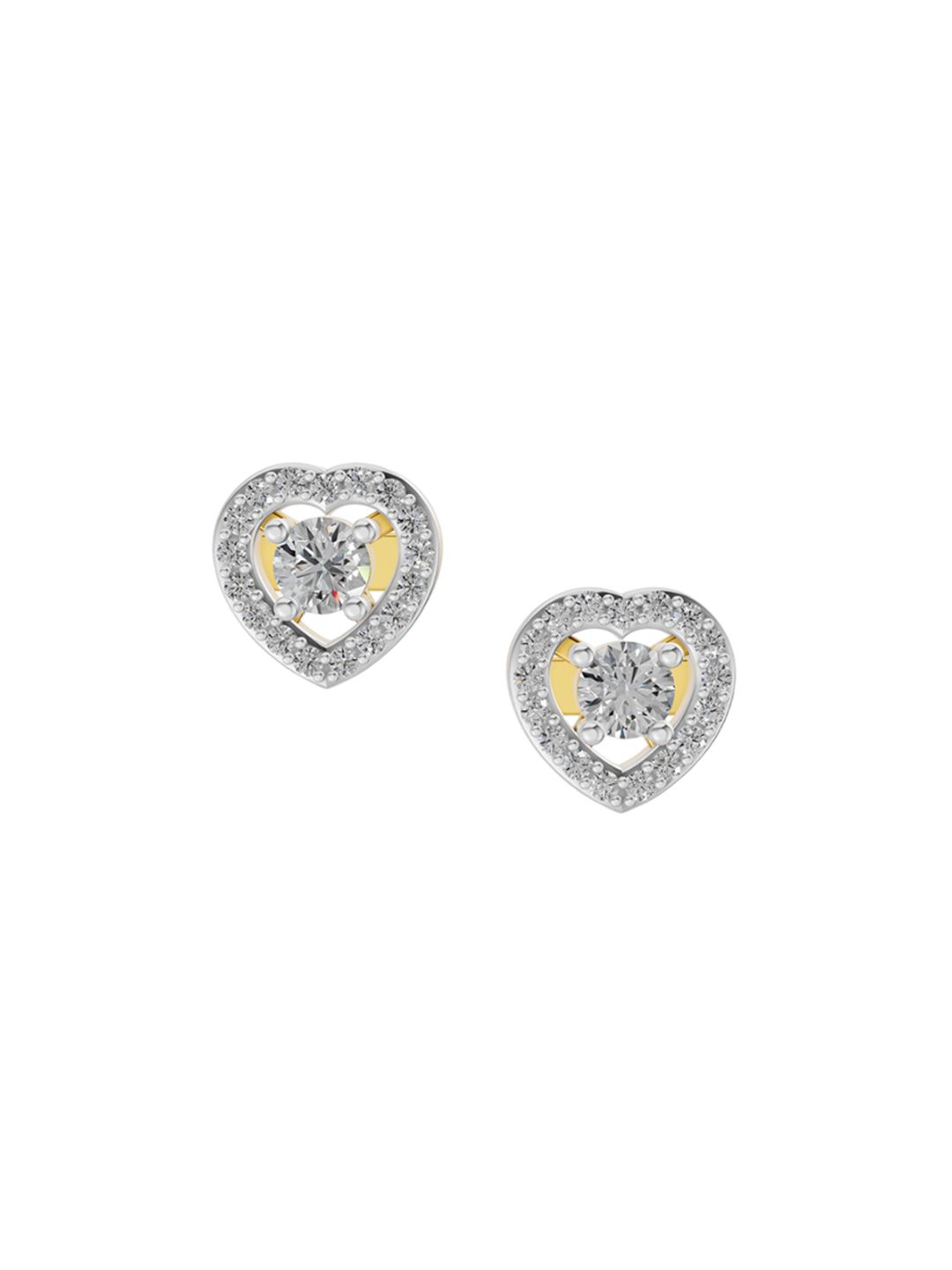 Sparkles 14KT Gold Earrings With 0.58 Carat Lab Grown Diamonds- 2.58 g-picture-17