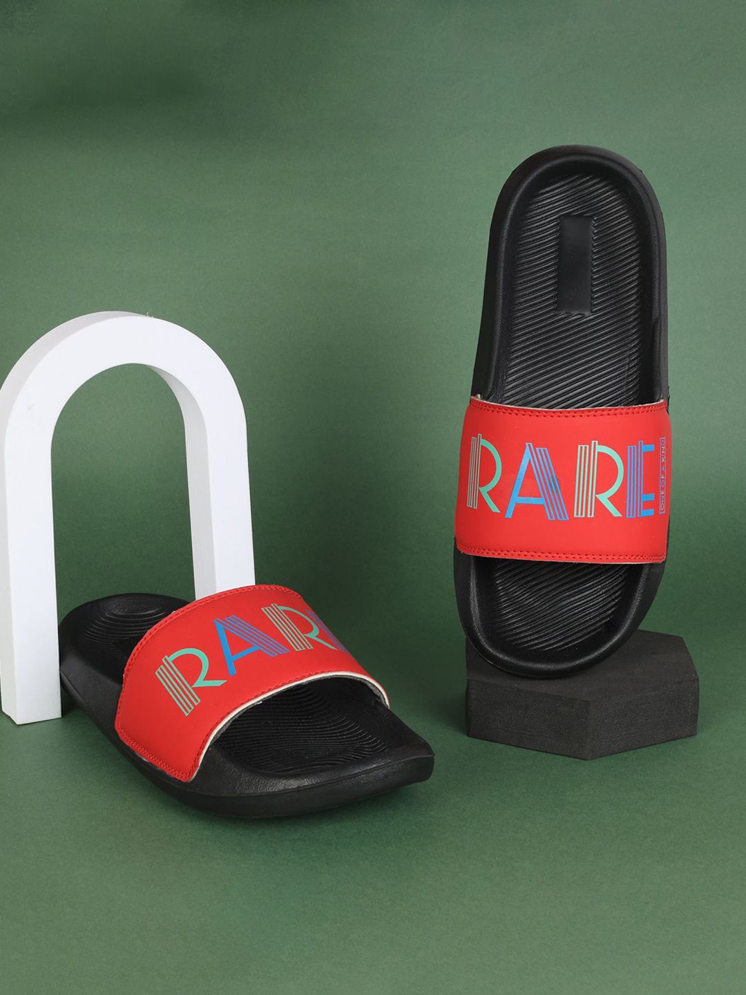 PERY PAO Men Printed Sliders-picture-19