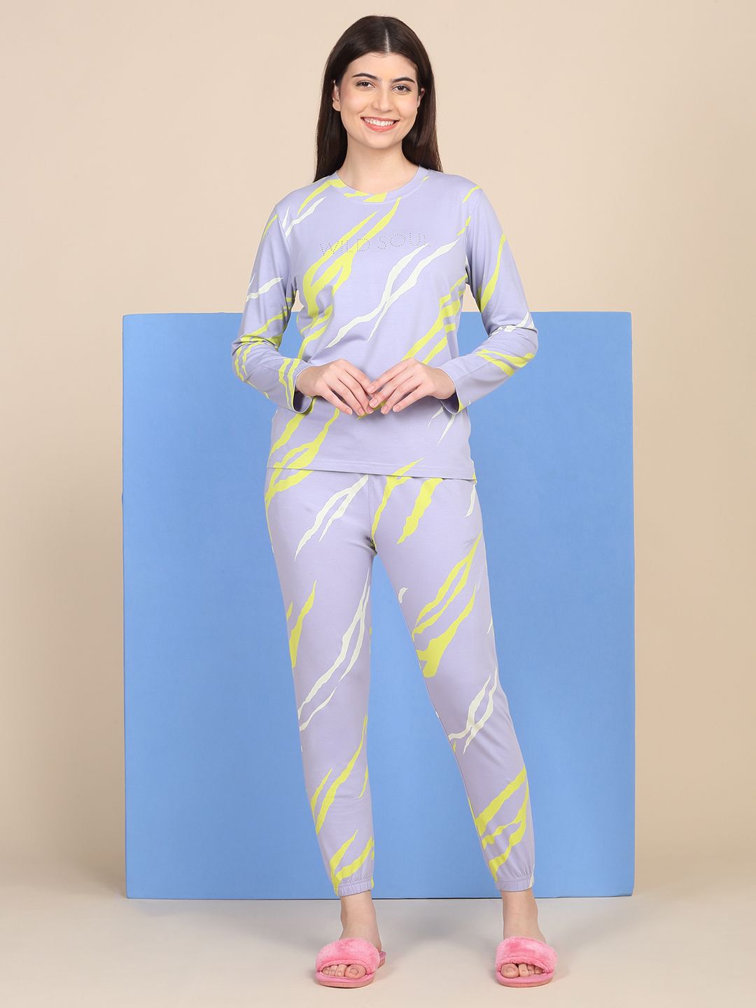 Sweet Dreams Women Printed Night suit-picture-28