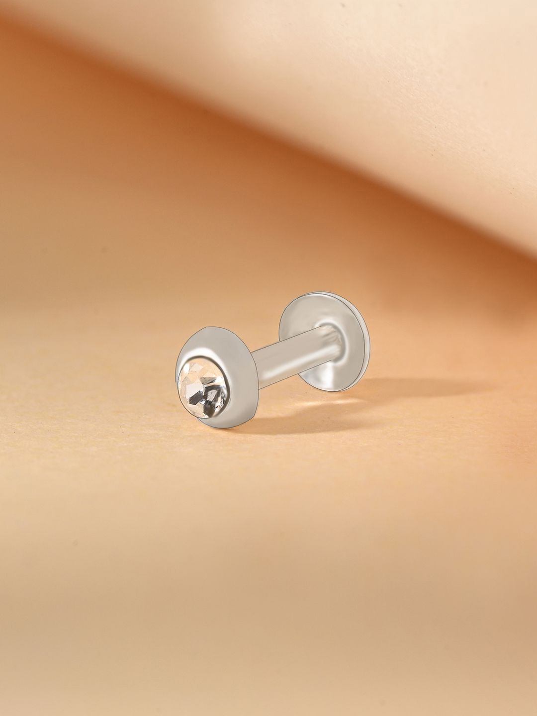 TOUCH925 Women 925 Silver Dome Glow Stud Nosepin-picture-11