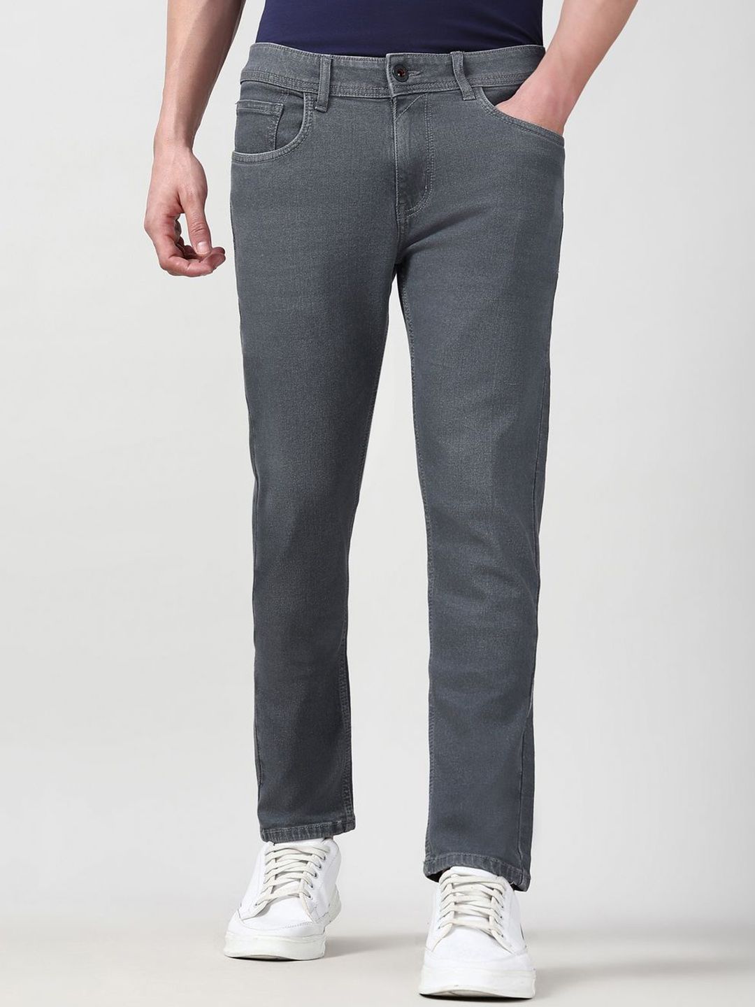 Peter England Casuals Men Slim Fit Mid-Rise Jeans-picture-28