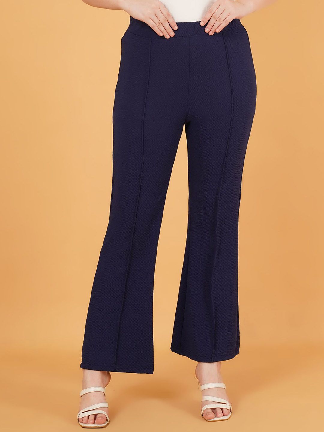 LECOWAR Women Comfort Bootcut Trousers-picture-1