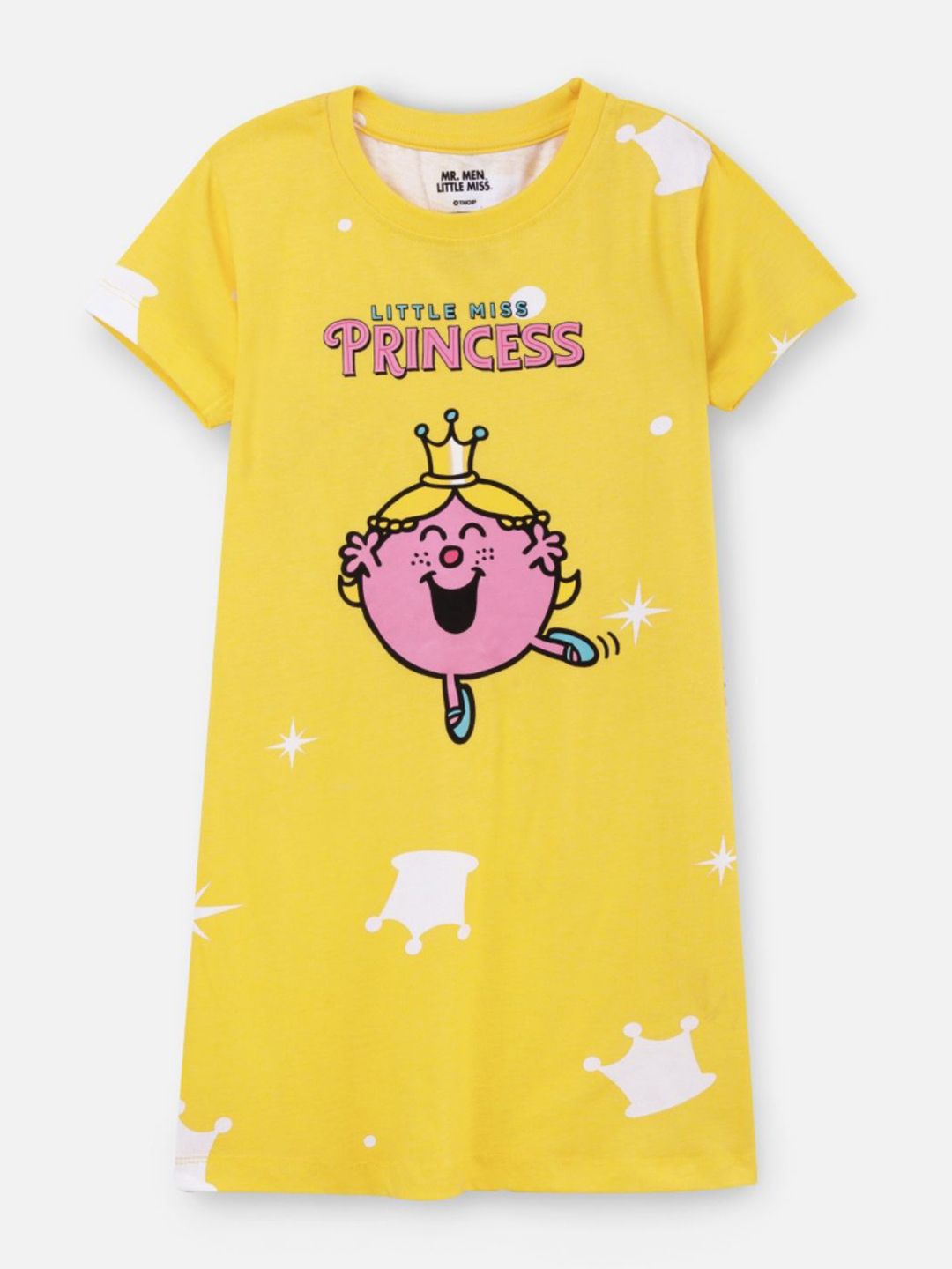 Nap Chief Girls Printed Nightdress-picture-11