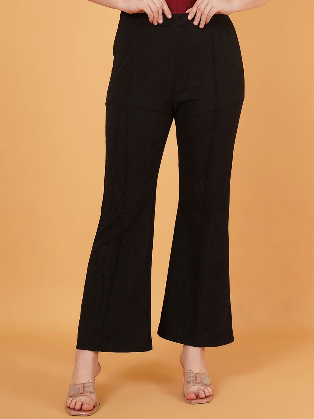 Moda Rapido Women Comfort Bootcut Parallel Trousers-picture-37