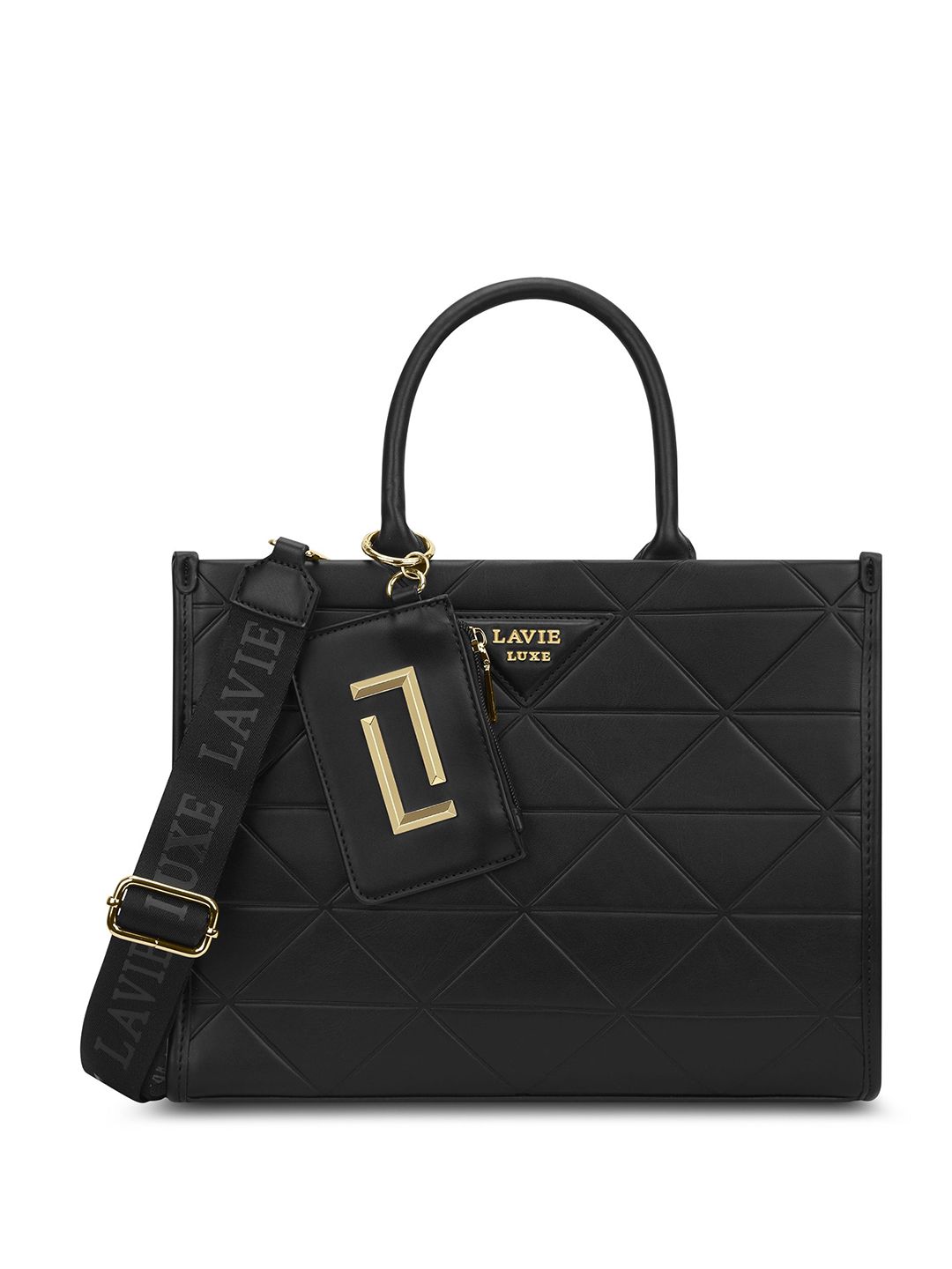 LAVIE LUXE Women Textured Structured Tasselled Handheld Bag-picture-55