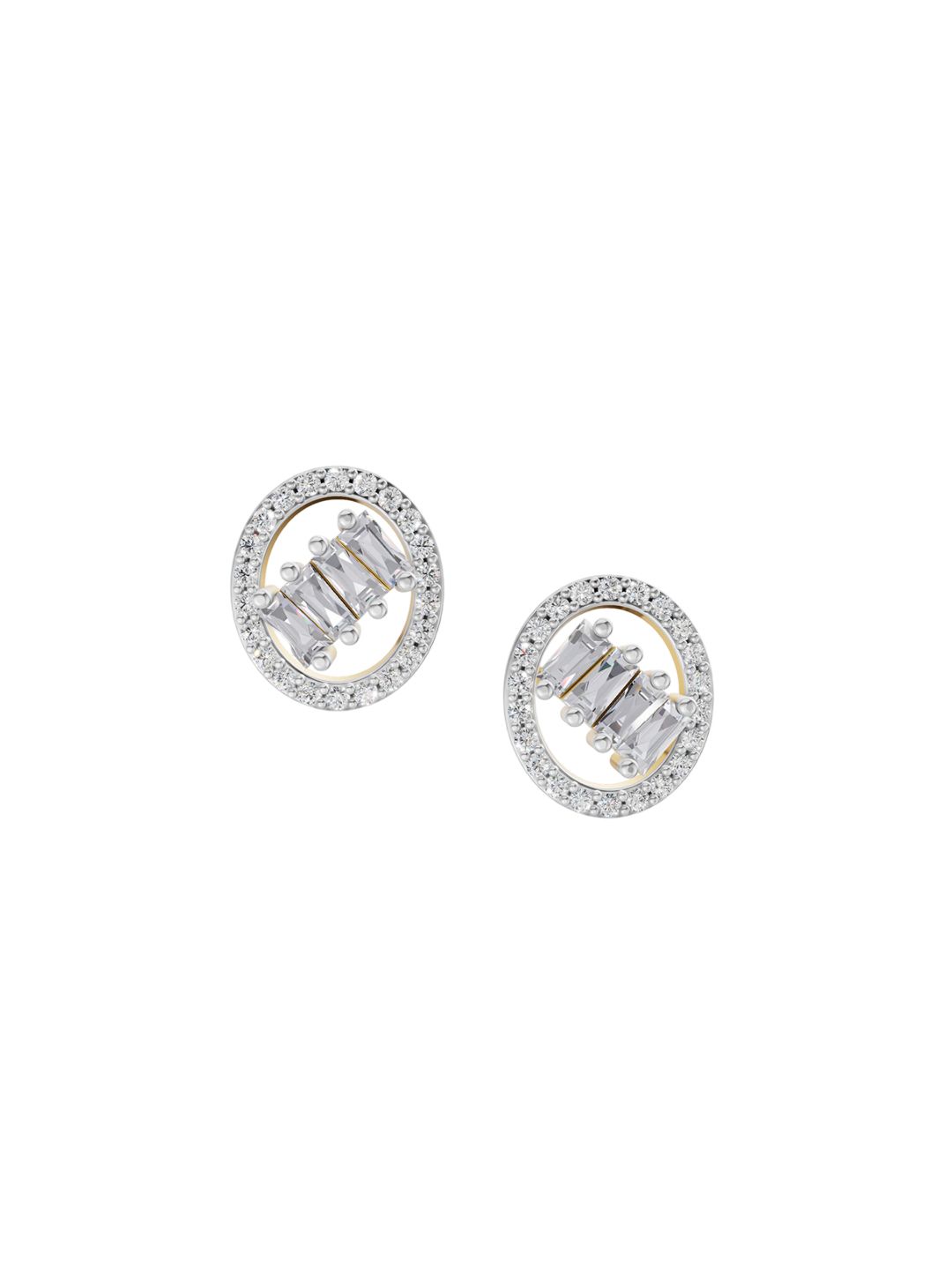 Sparkles 14KT Gold Earrings With 0.47 Carat Lab Grown Diamonds- 1.70 g-picture-36