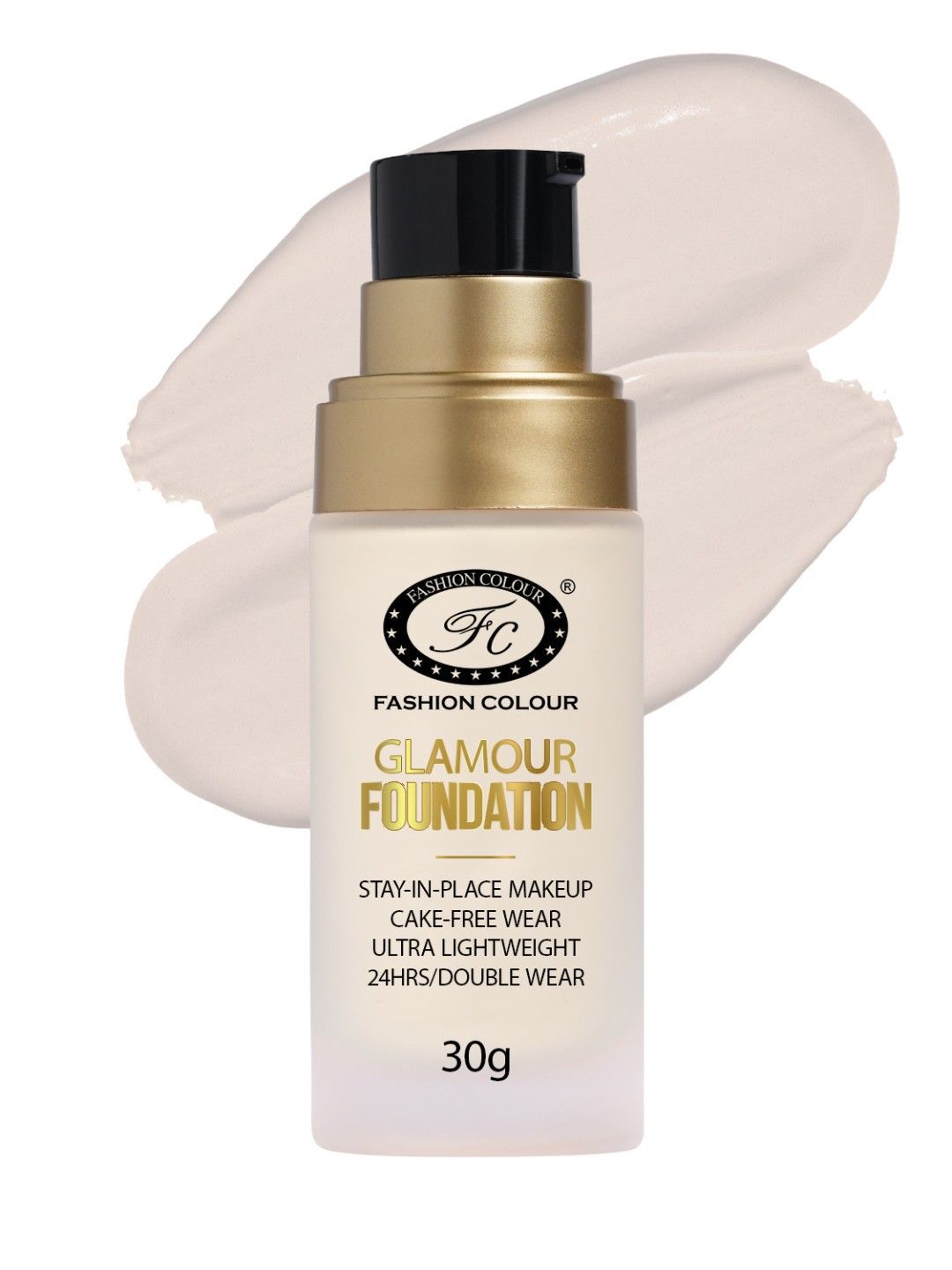 Fashion Colour Stay-In-Place Glamour Foundation- 30 g- Extreme Fairness 101-picture-27