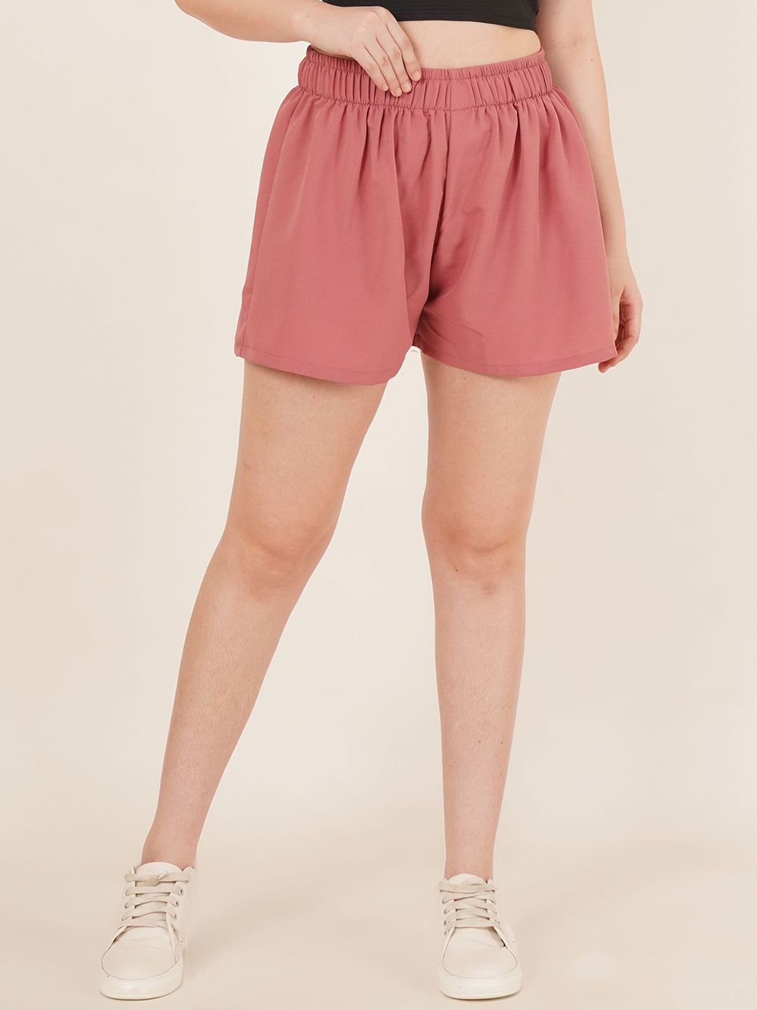 LECOWAR Women Regular Fit High-Rise Shorts-picture-20