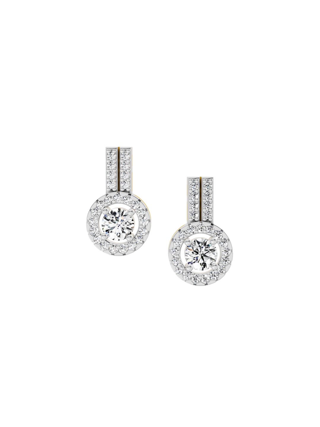 Sparkles 14KT Gold Earrings With 0.88 Carat Lab Grown Diamonds- 2.99 g-picture-29