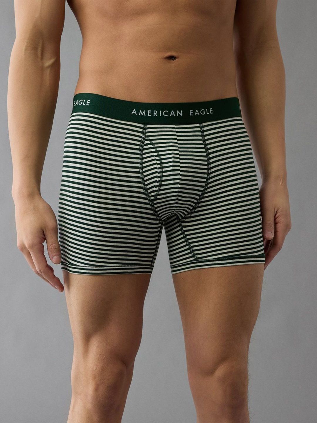 AMERICAN EAGLE OUTFITTERS Striped Short Trunk WEC0230031283-Green-picture-33